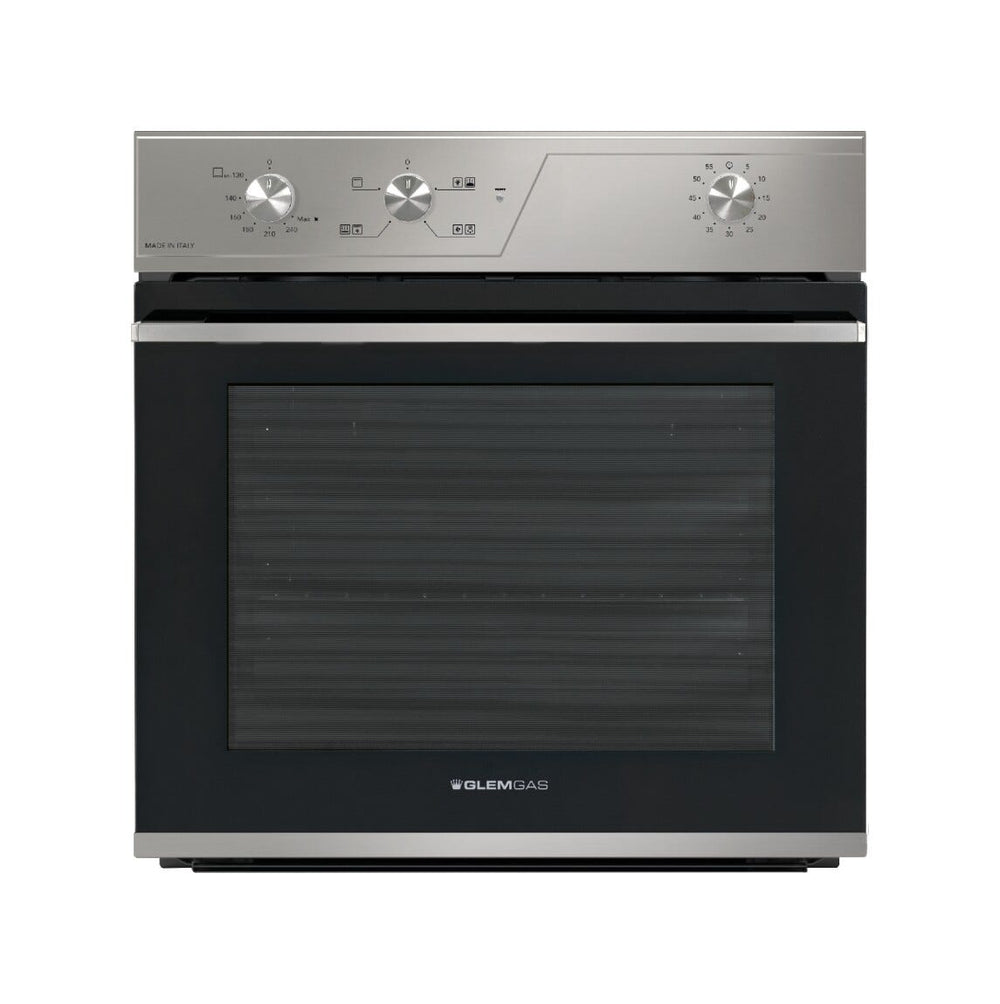Glem GFRV21IX-S2 Ribelle Forno multifunzione elettrico e a gas ventilato cm. 60 - nero/inox