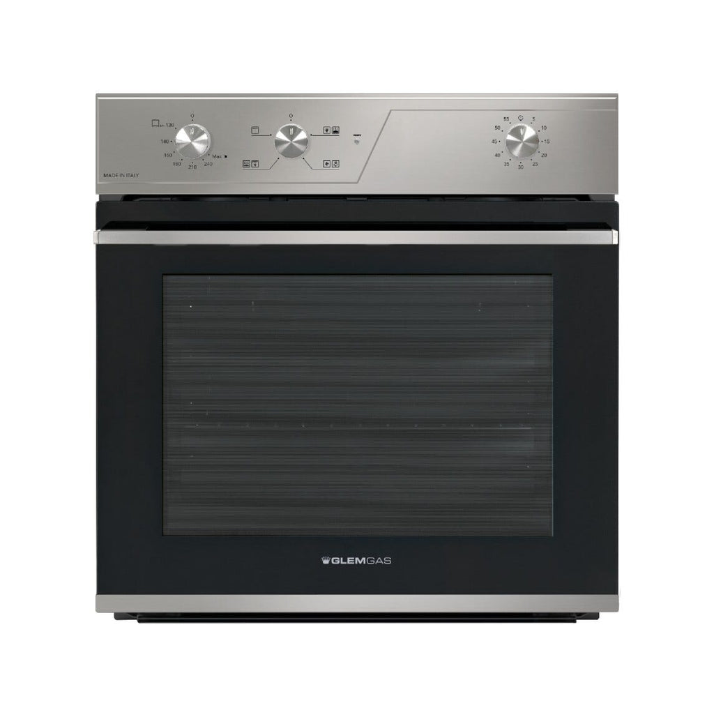 Glem GFRV21IX-S2 Ribelle Forno multifunzione elettrico e a gas ventilato cm. 60 - nero/inox
