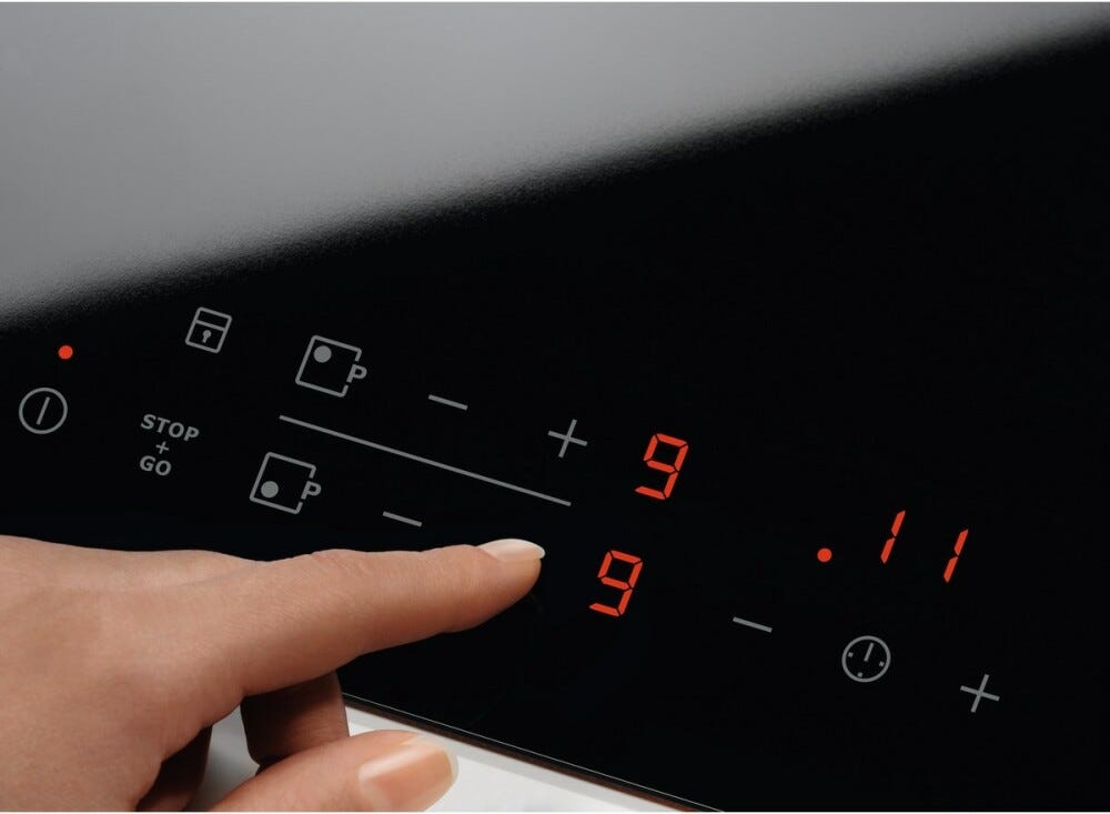 Electrolux EHF6342XOK Piano cottura elettrico cm. 58 - vetroceramica nero