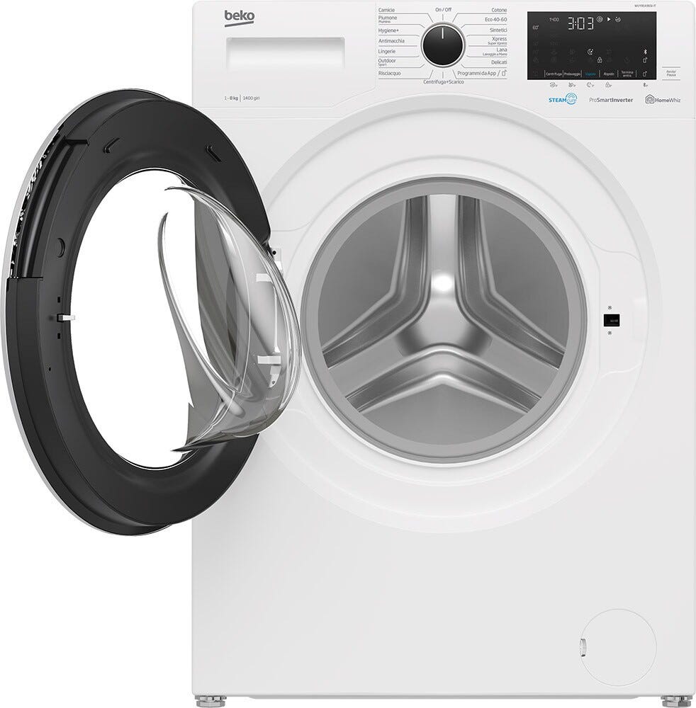 Beko 7001440035 Lavatrice cm. 60 - capacità 8 kg - bianco
