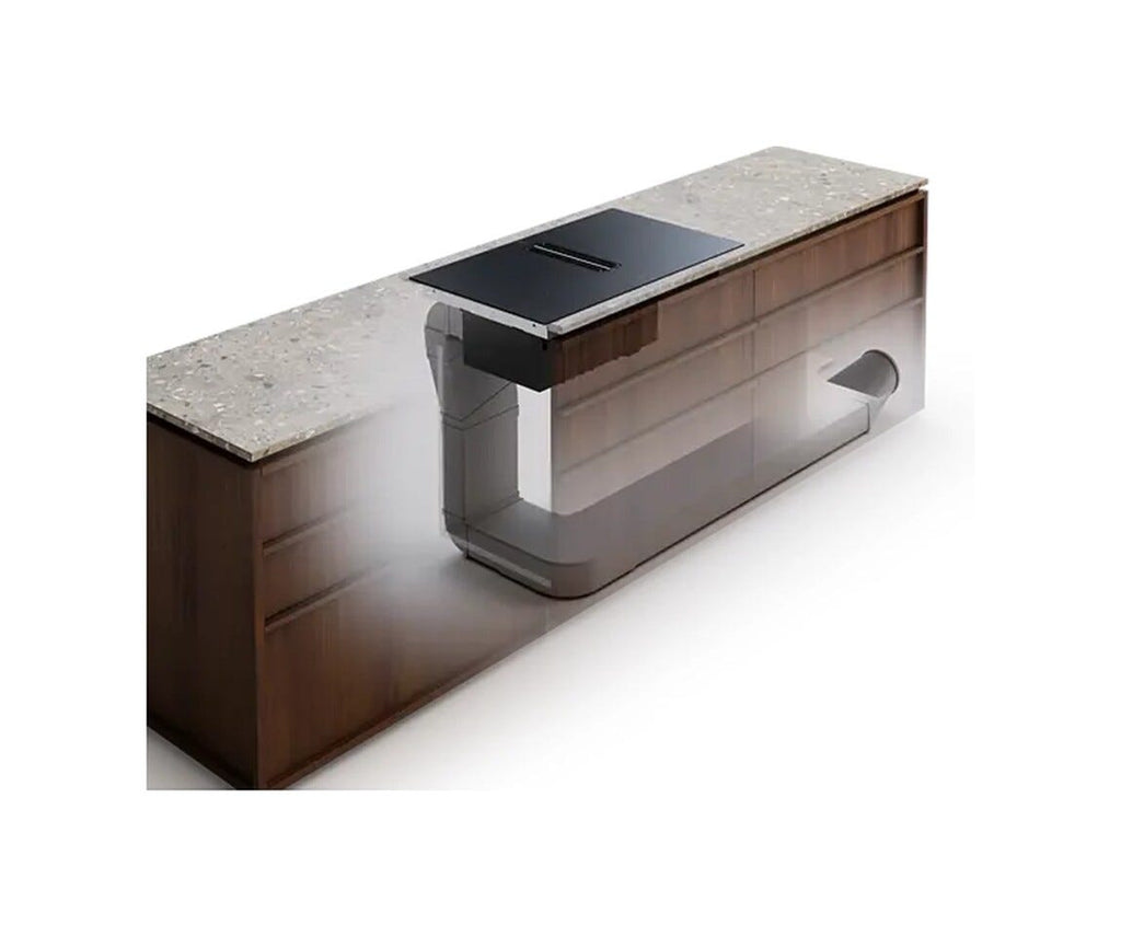 Electrolux KCC84453CK Piano ad induzione con cappa integrata 83 cm, DoubleBridge, Hob2Hood, nero