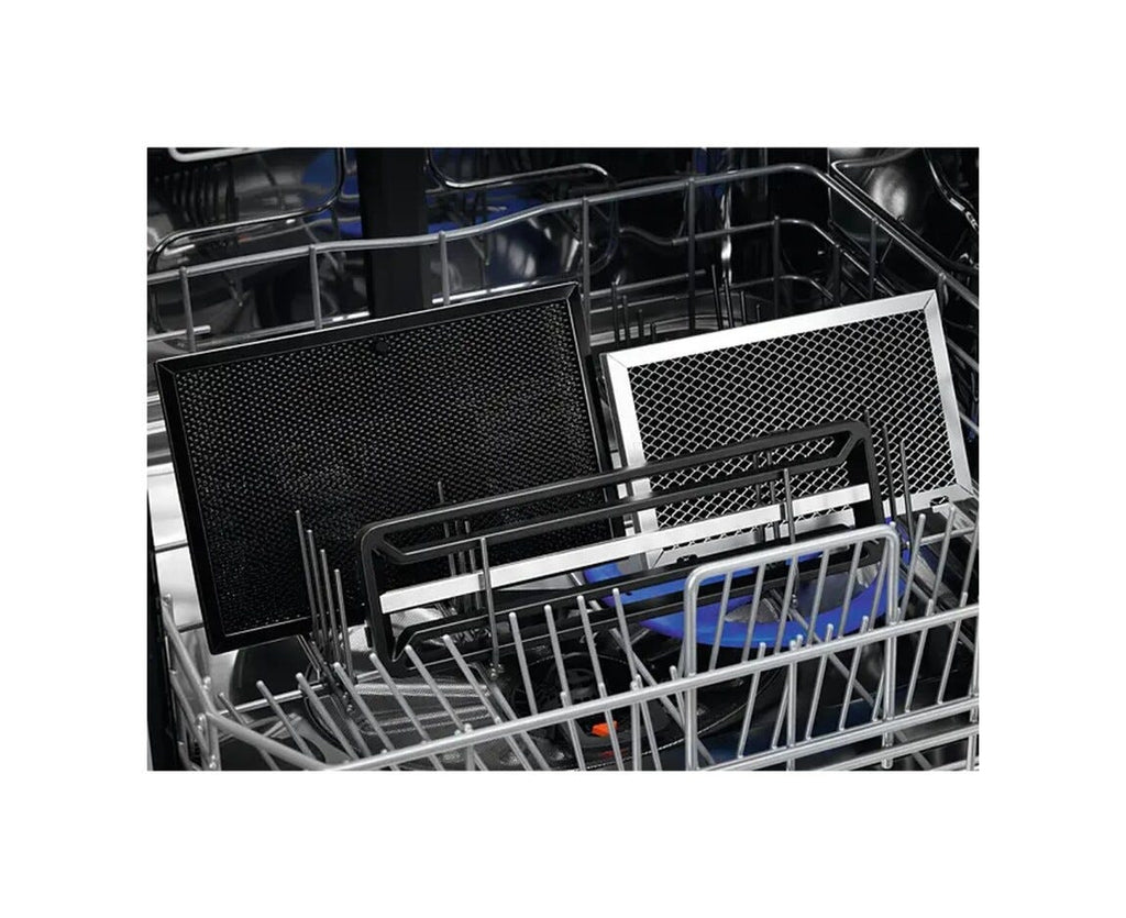 Electrolux KCC84453CK Piano ad induzione con cappa integrata 83 cm, DoubleBridge, Hob2Hood, nero