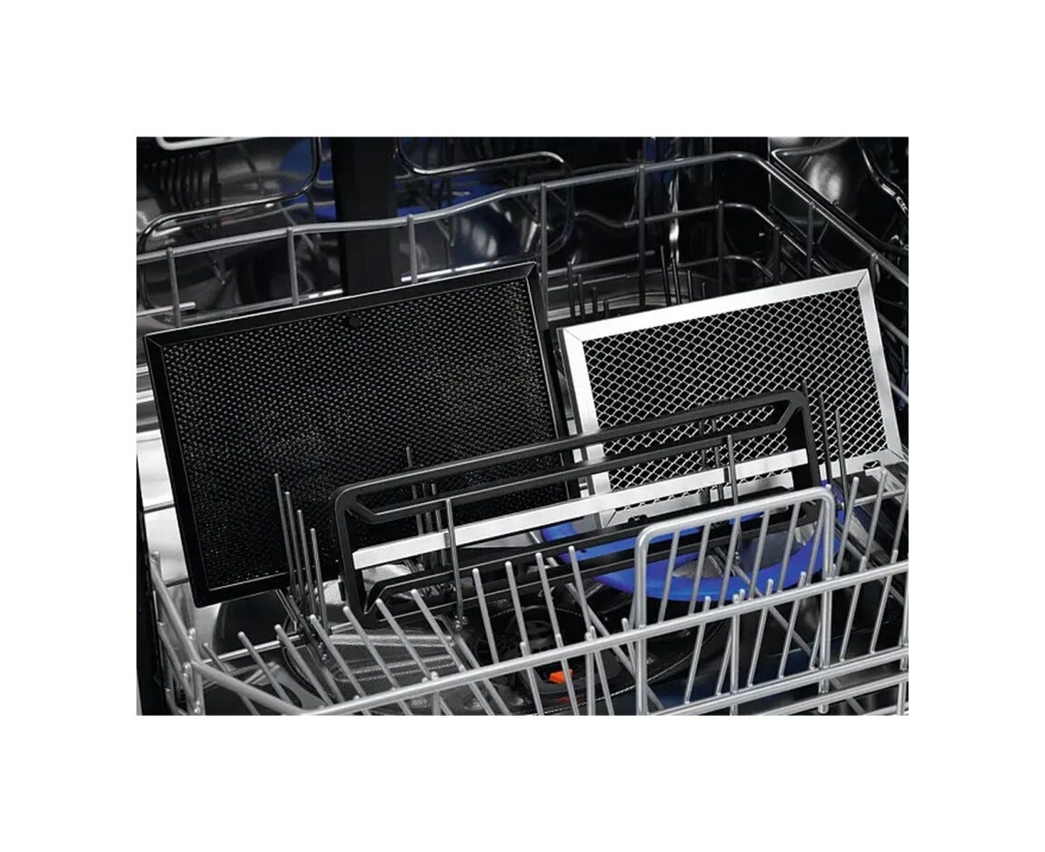 Electrolux KCC84453CK Piano ad induzione con cappa integrata 83 cm, DoubleBridge, Hob2Hood, nero