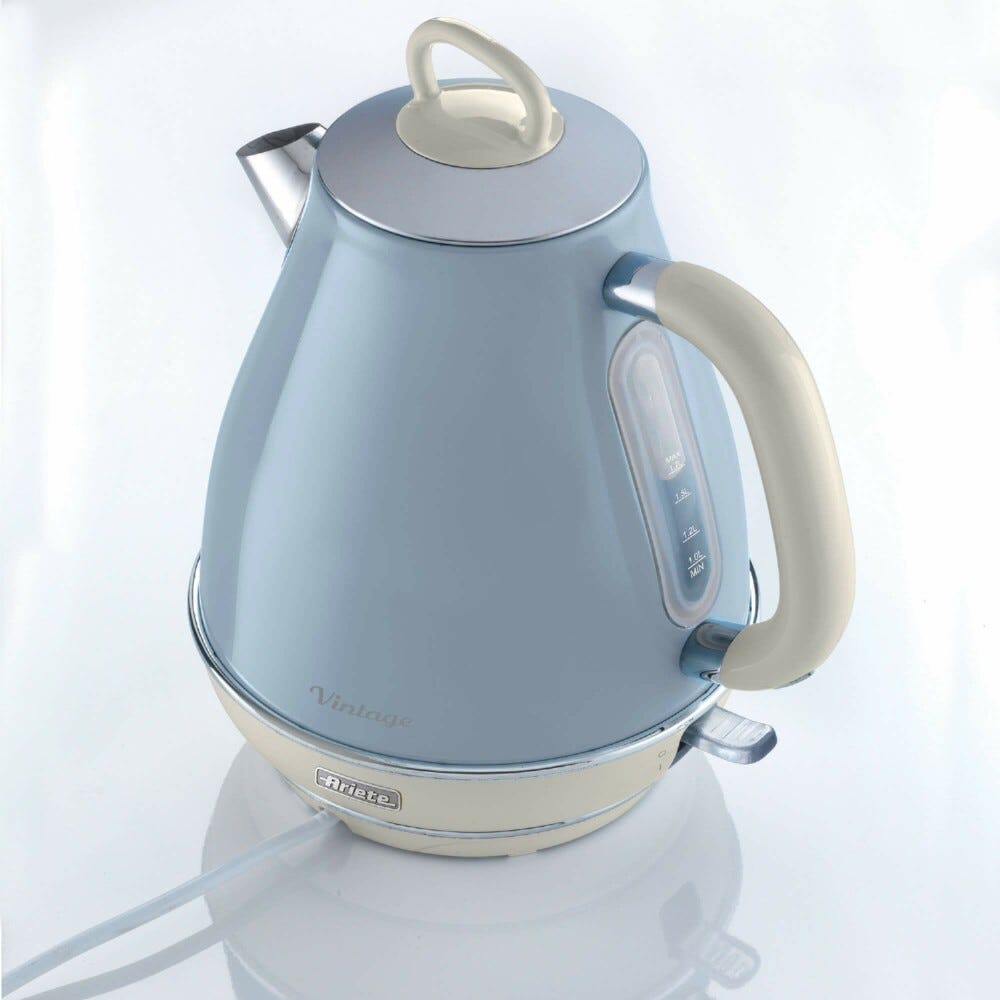 Ariete 2869/05 Vintage Bollitore elettrico da 1,7 lt - celeste