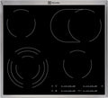 Electrolux EHF46547XK Piano cottura elettrico cm. 58 - nero