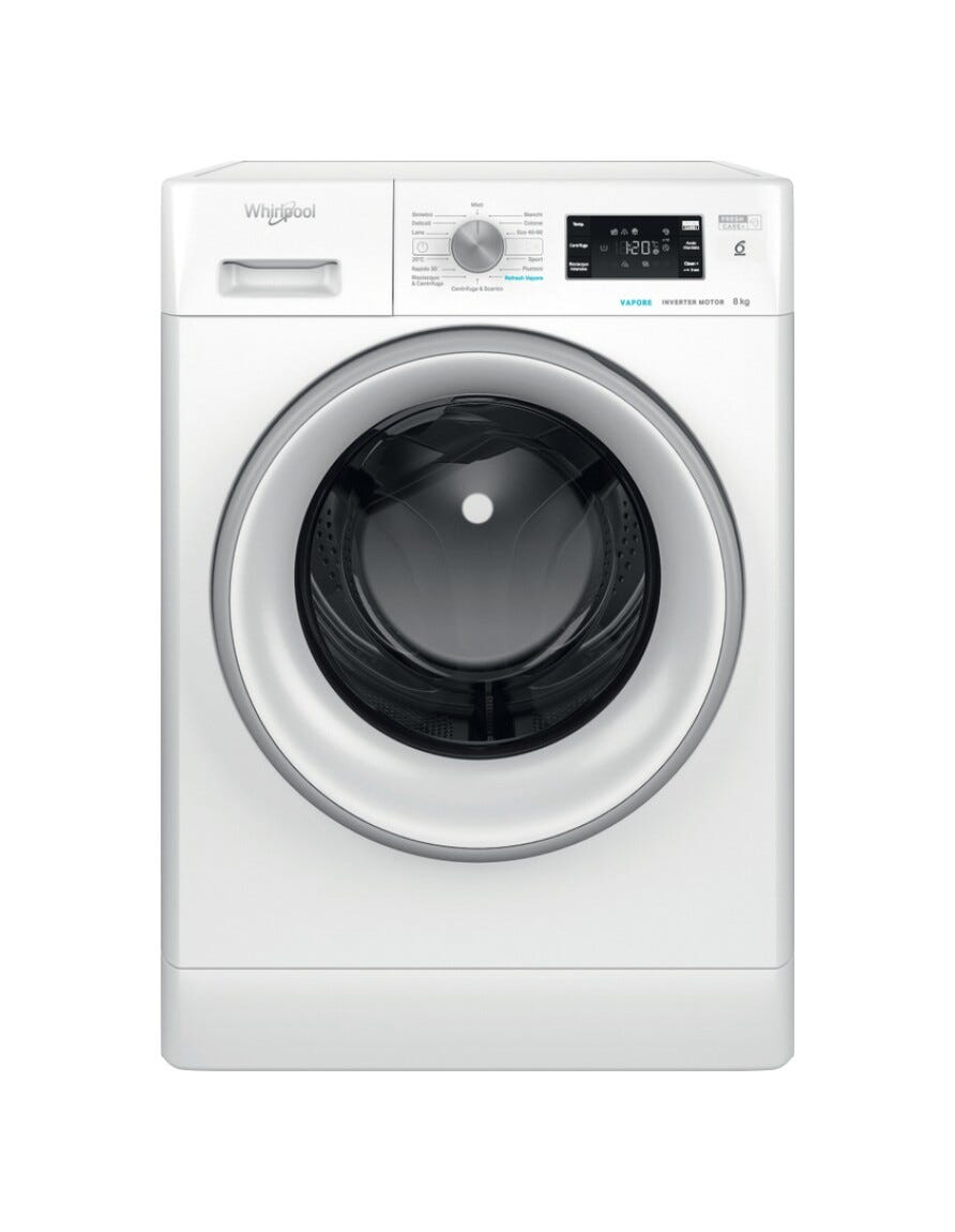 Whirlpool FFB 846 SV IT Lavatrice cm.60 - capacità 8kg - bianco