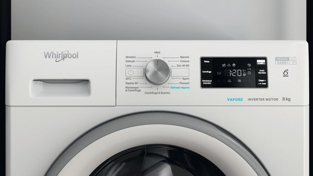Whirlpool FFB 846 SV IT Lavatrice cm.60 - capacità 8kg - bianco