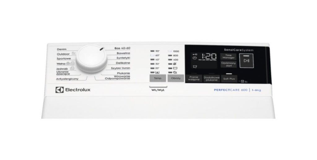 Electrolux EW6TN4062P Lavatrice a carica dall'alto cm. 40 - 6 kg - bianco