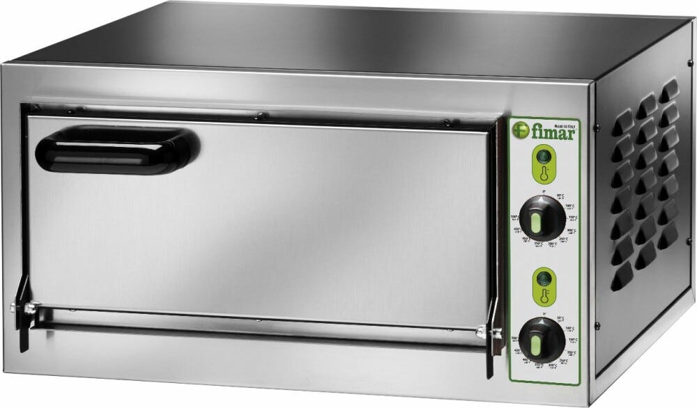 Fimar MICRO1C Fornetto per pizza 1 camera con porta cieca - monofase - inox