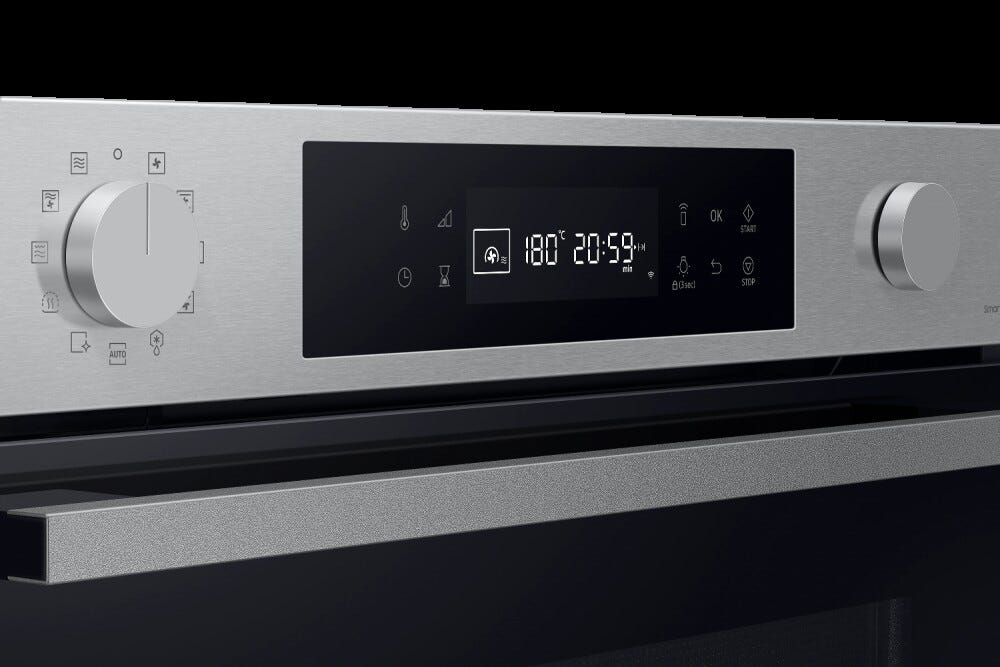 Samsung NQ5B4553FBS Serie 4 Forno combinato microonde ad incasso cm. 60 - acciaio