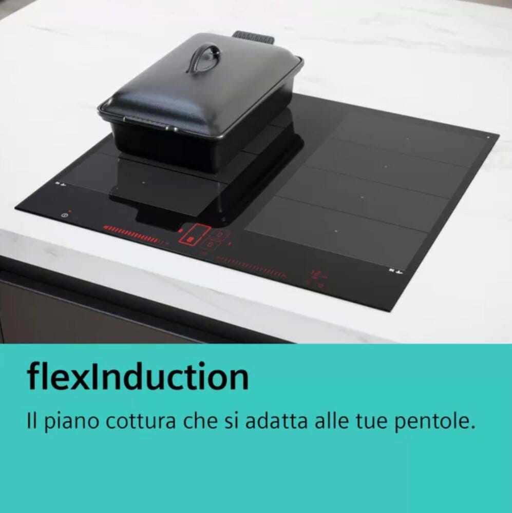 Siemens EX975LVV1E IQ700 Piano cottura a induzione cm.91 - vetroceramica nero