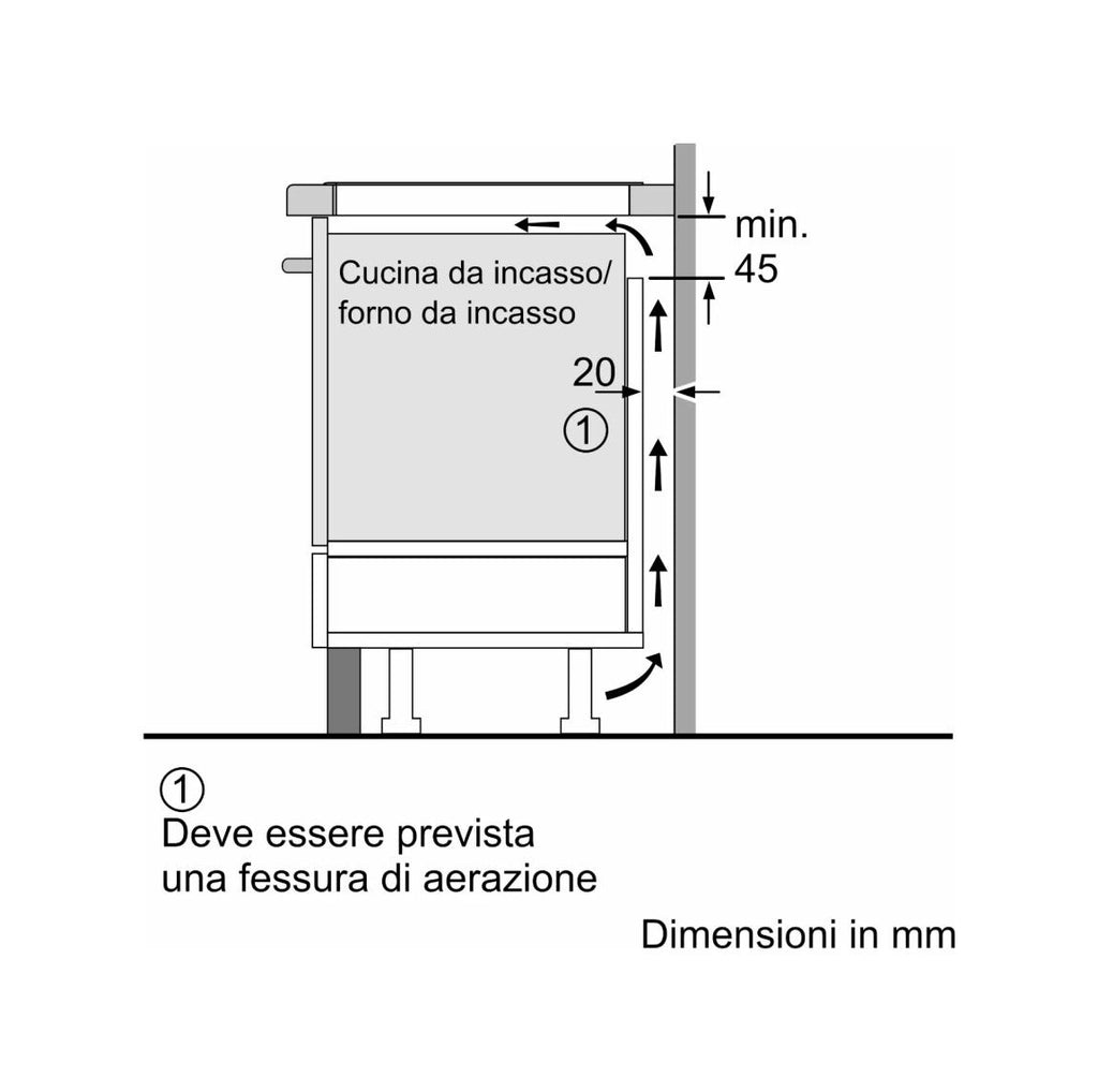 Siemens EX975LVV1E IQ700 Piano cottura a induzione cm.91 - vetroceramica nero