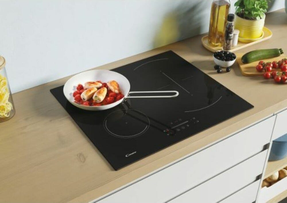 Candy CTP643C/YEP Idea Piano cottura a induzione cm.60 - vetroceramica nero