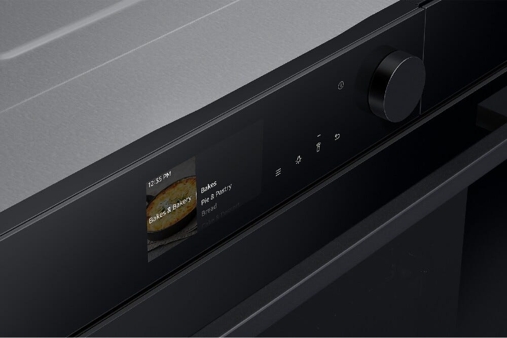 Samsung NV7B6685BAK Forno elettrico cm. 60 - vetro nero