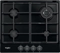 Whirlpool TGML 661 NB Piano cottura a gas cm.58 - nero