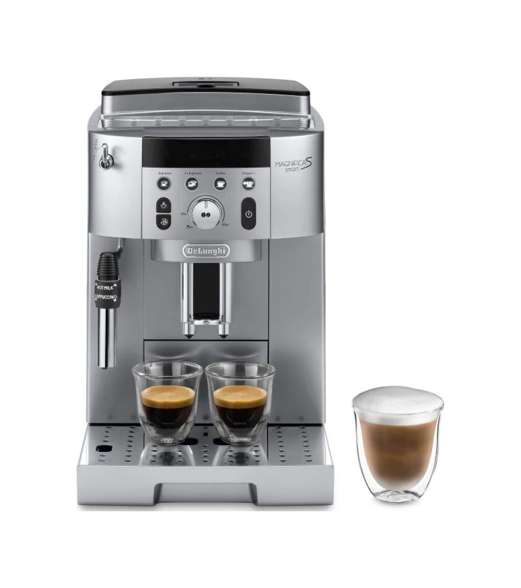 De Longhi ECAM 250.31.SB Magnifica S Smart Macchina per caffè automatica - argento