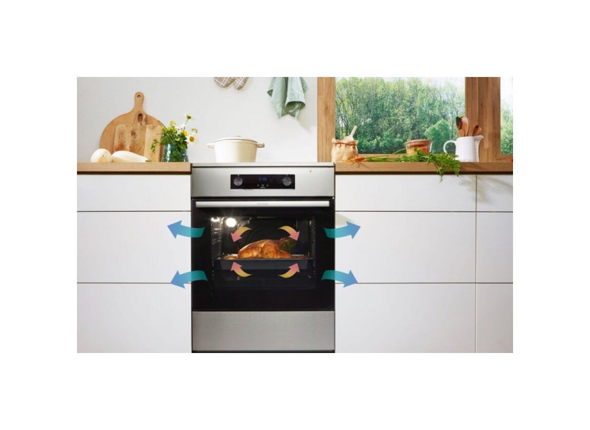 Gorenje GEIT5C60BPG Cucina da accosto cm. 50 - 4 zone induzione + 1 forno elettrico - nero