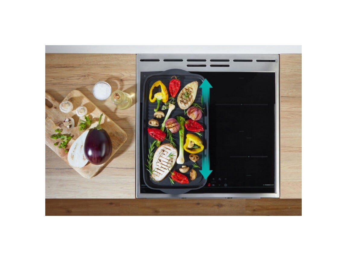 Gorenje GEIT5C60BPG Cucina da accosto cm. 50 - 4 zone induzione + 1 forno elettrico - nero
