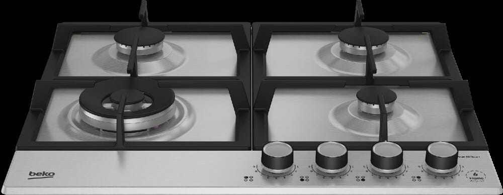 Beko HIAW64226SXE Piano cottura a gas cm.60 - inox