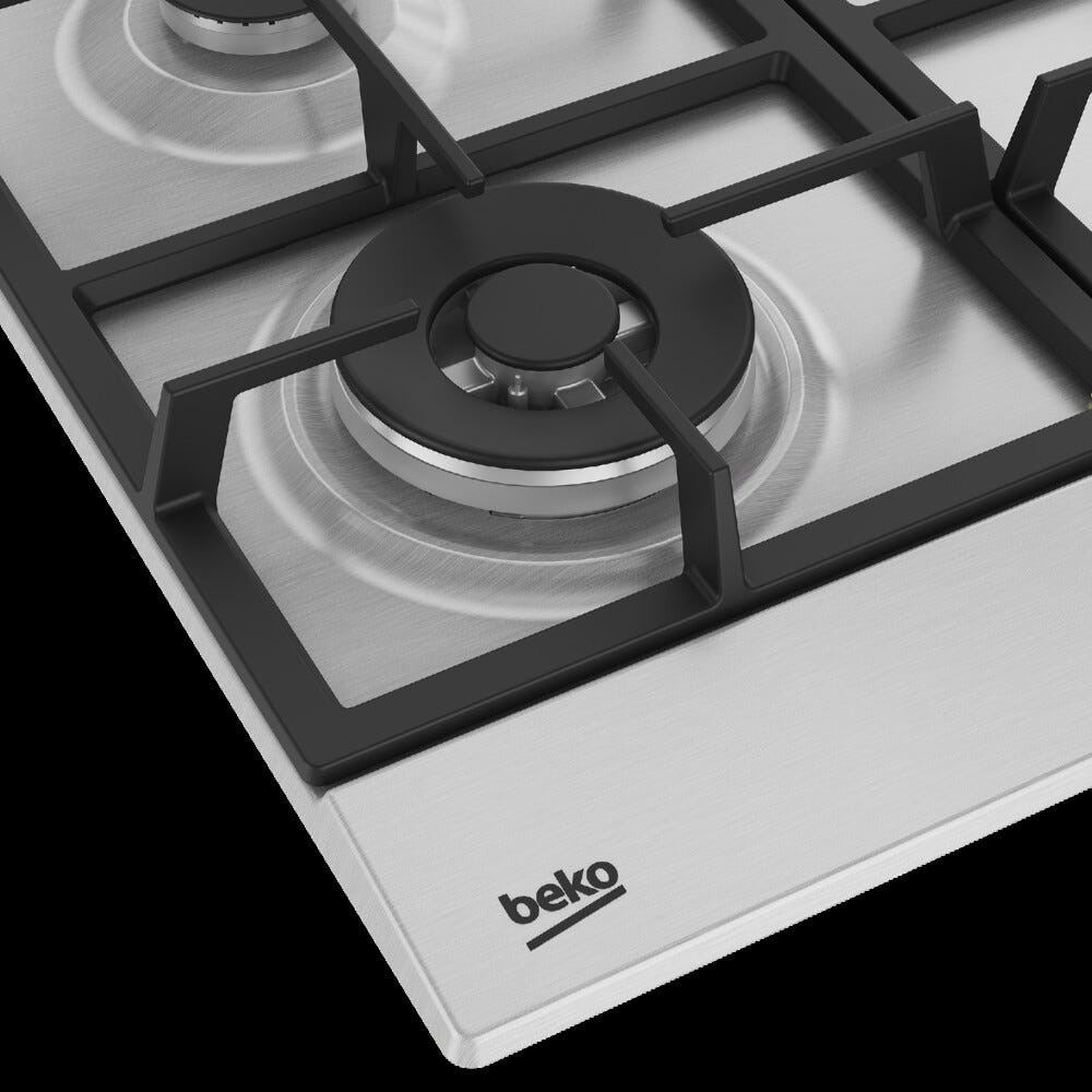 Beko HIAW64226SXE Piano cottura a gas cm.60 - inox
