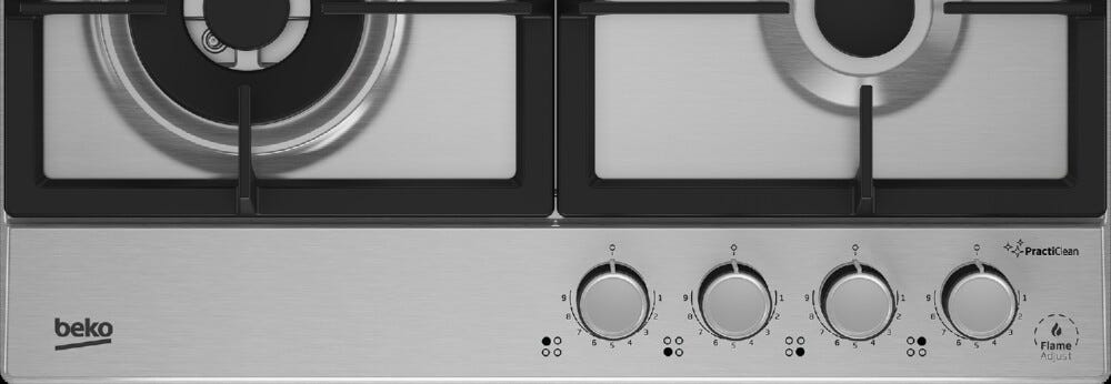 Beko HIAW64226SXE Piano cottura a gas cm.60 - inox
