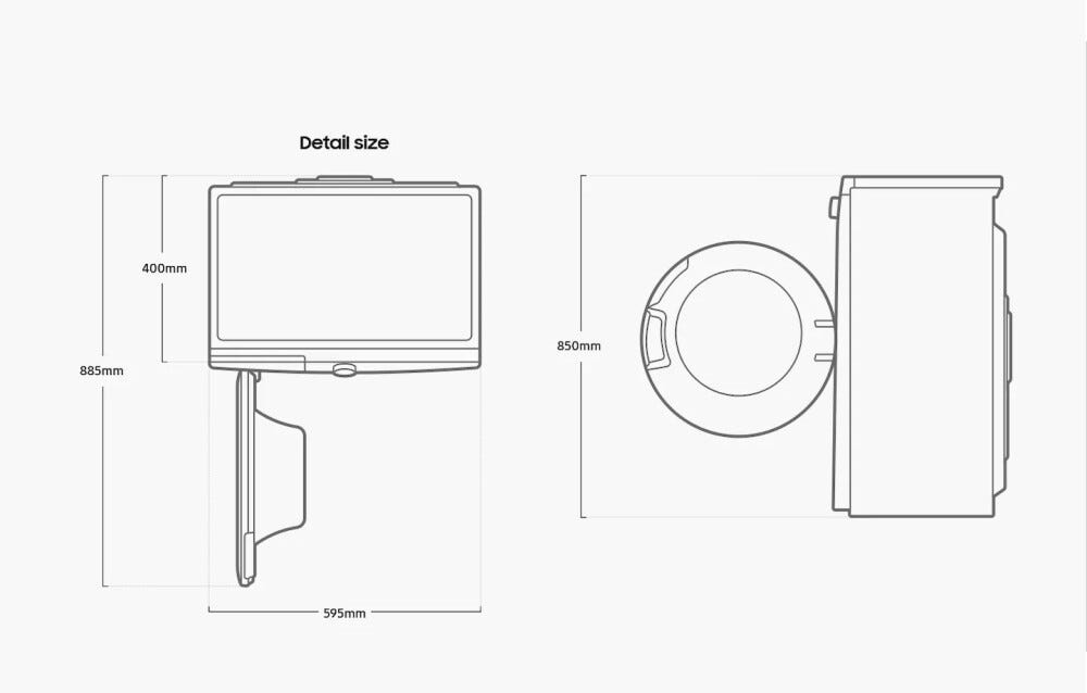 Samsung WW60A3120WE Lavatrice slim cm. 60 - capacità 6 kg - bianco