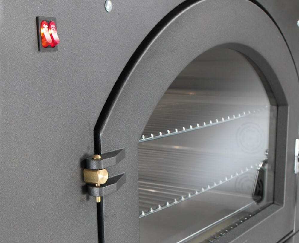 Fontana Forni INC QV Quadro Forno incasso a legna - antracite