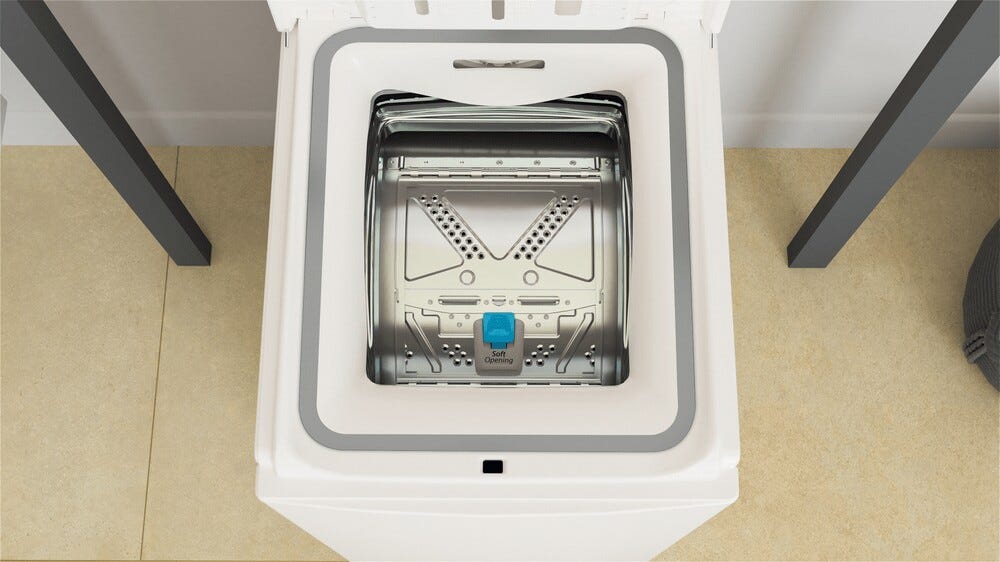 Whirlpool TDLR 6240S IT Lavatrice a carica dall'alto cm.40 - capacità 6kg - bianco