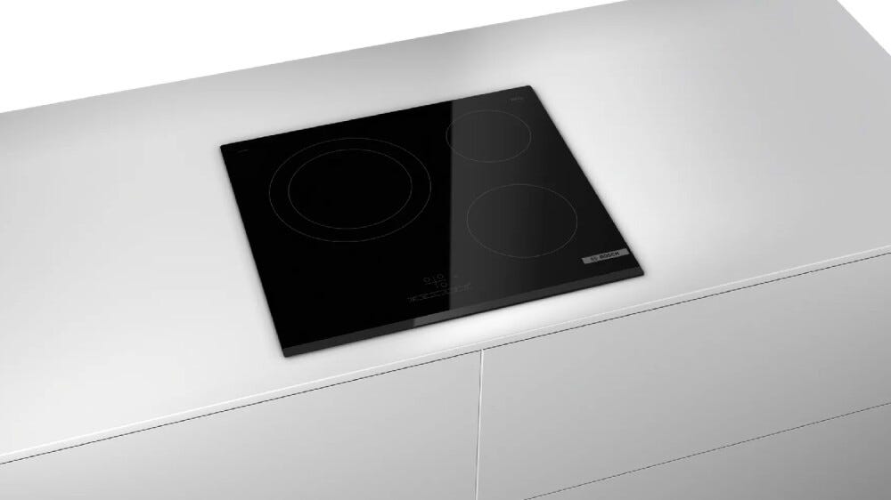 Bosch PKK631BB8E Serie 4 Piano cottura elettrico cm.59 - vetroceramica nero