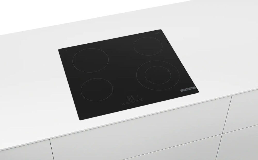 Bosch PKF611BB8E Serie 4 Piano cottura elettrico cm.59 - vetroceramica nero