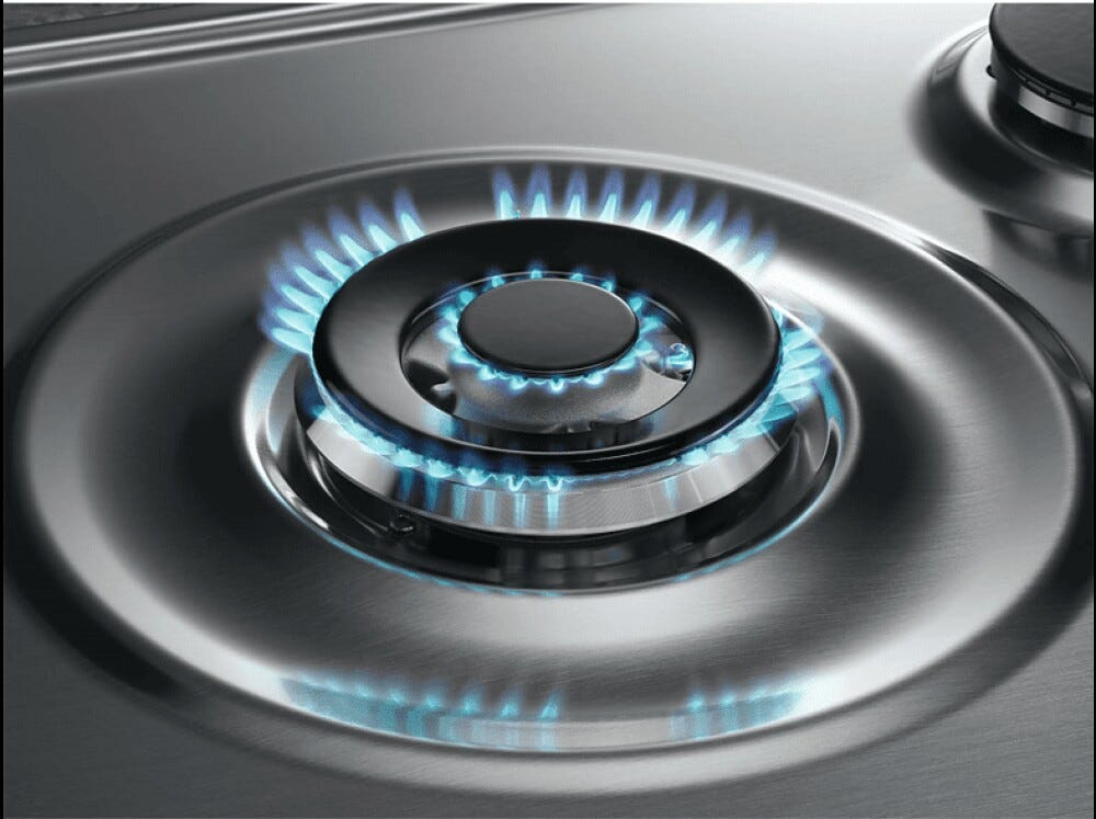 Electrolux EGS75362X Piano cottura a gas cm.75 - inox