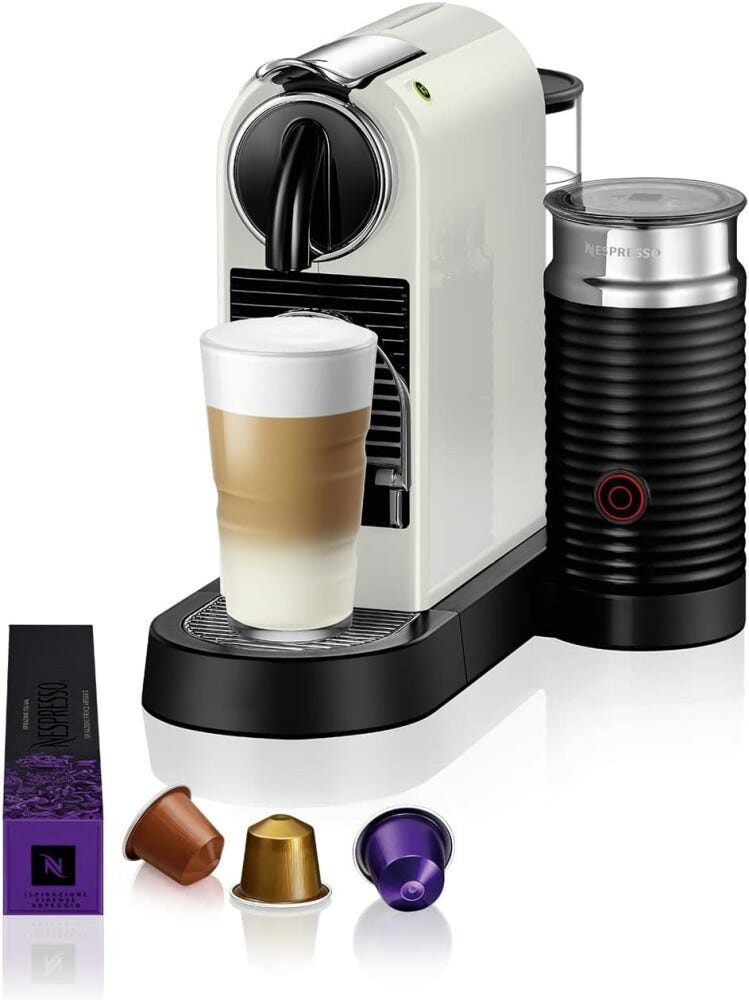 Nespresso EN267.WAE CitiZ&Milk Macchina per caffè espresso - bianco