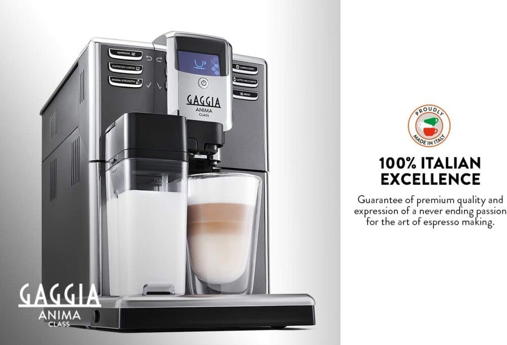 Gaggia RI8759/01 Anima Class Macchina per caffè espresso - inox