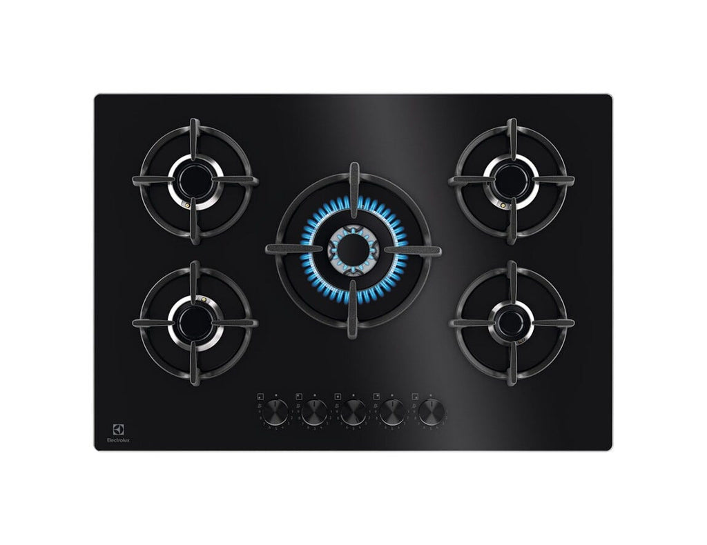 Electrolux EGG75372K Piano cottura a gas cm.75 - vetro nero
