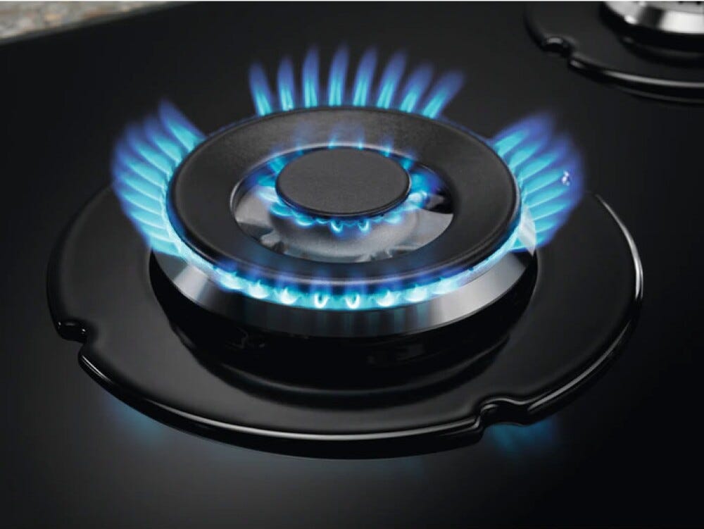 Electrolux EGG75372K Piano cottura a gas cm.75 - vetro nero