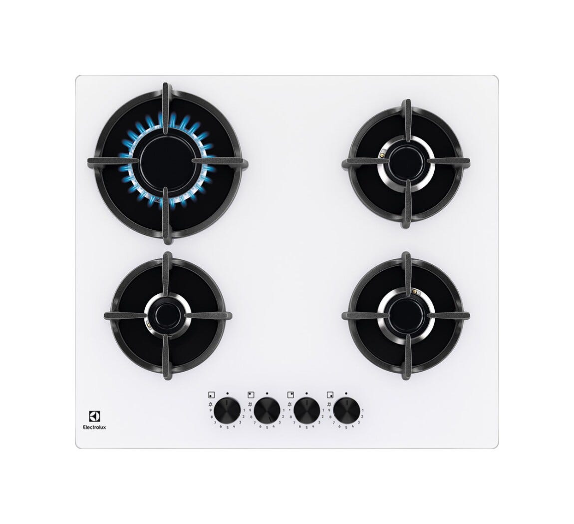 Electrolux EGG64272W Piano cottura a gas cm.60 - bianco