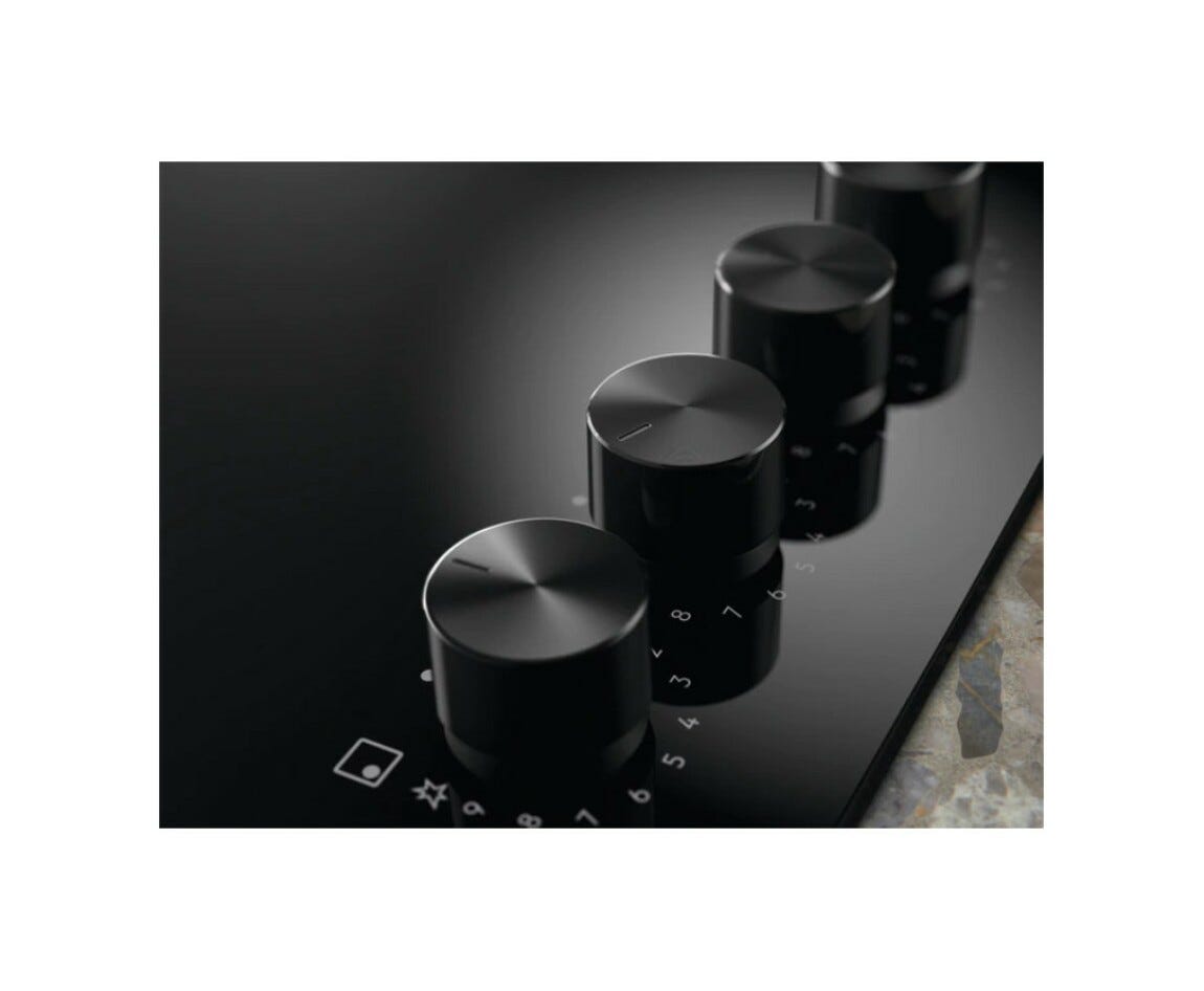 Electrolux EGG64272K Piano cottura a gas cm.60 - vetro nero