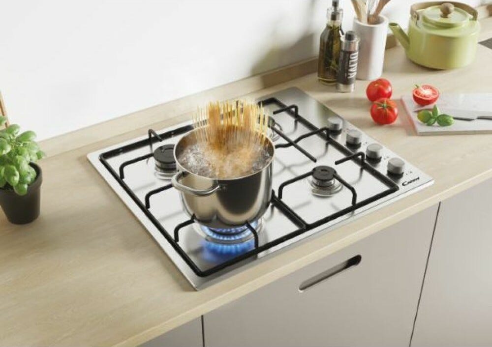 Candy CHW6LX Piano cottura a gas cm.60 - inox