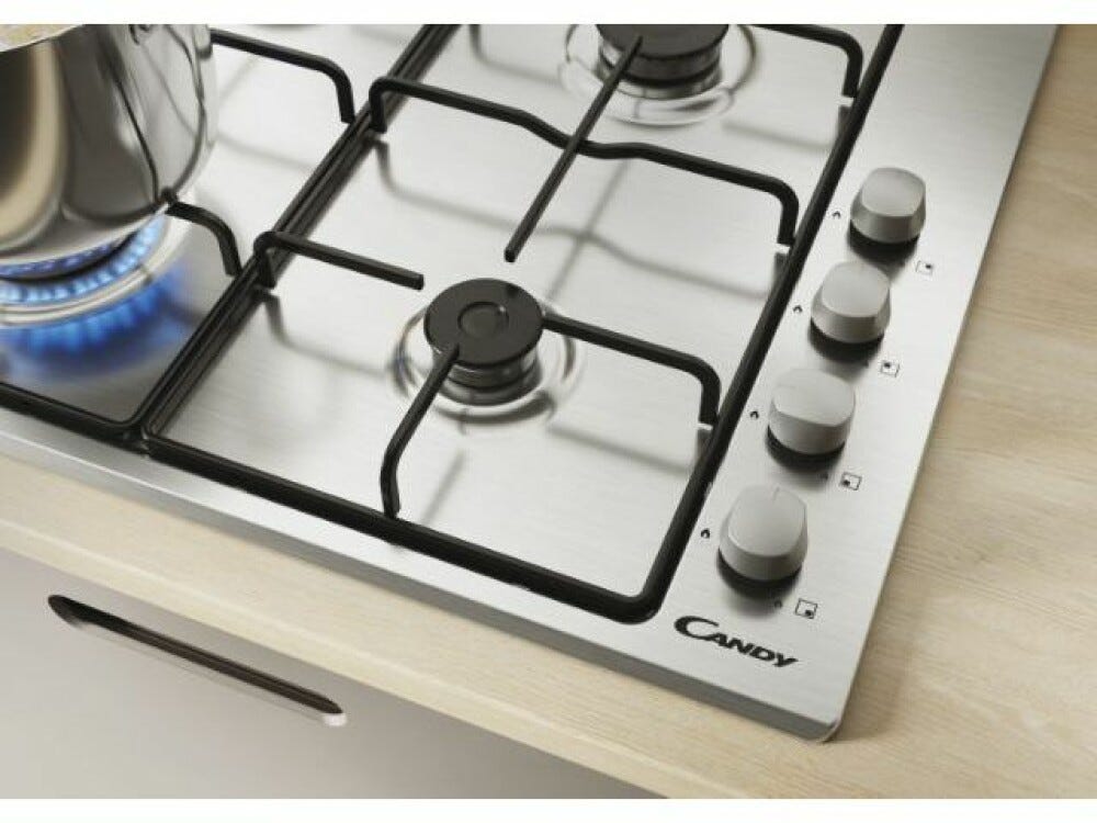 Candy CHW6LX Piano cottura a gas cm.60 - inox