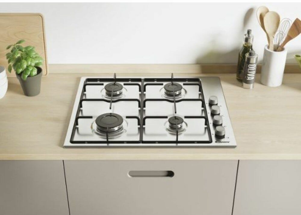 Candy CHW6LX Piano cottura a gas cm.60 - inox
