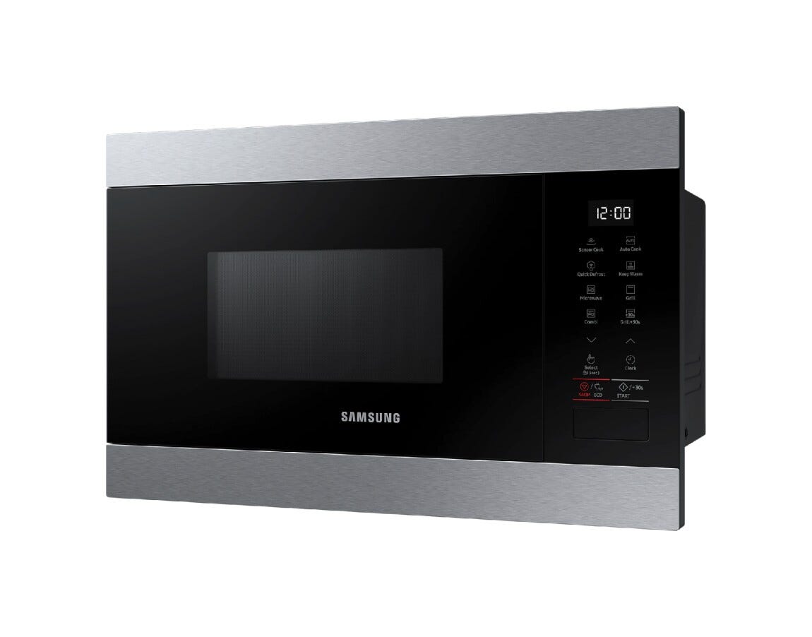 Samsung MG22M8274CT/E1 Forno microonde ad incasso cm. 60 - acciaio inox/nero