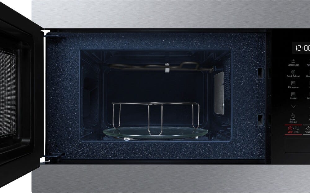 Samsung MG22M8274CT/E1 Forno microonde ad incasso cm. 60 - acciaio inox/nero