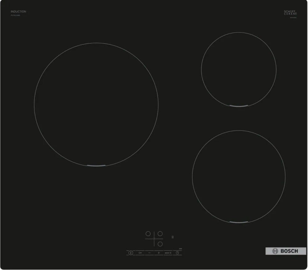 Bosch PUC611BB5E Serie 4 Piano cottura a induzione cm.59 - vetroceramica nero