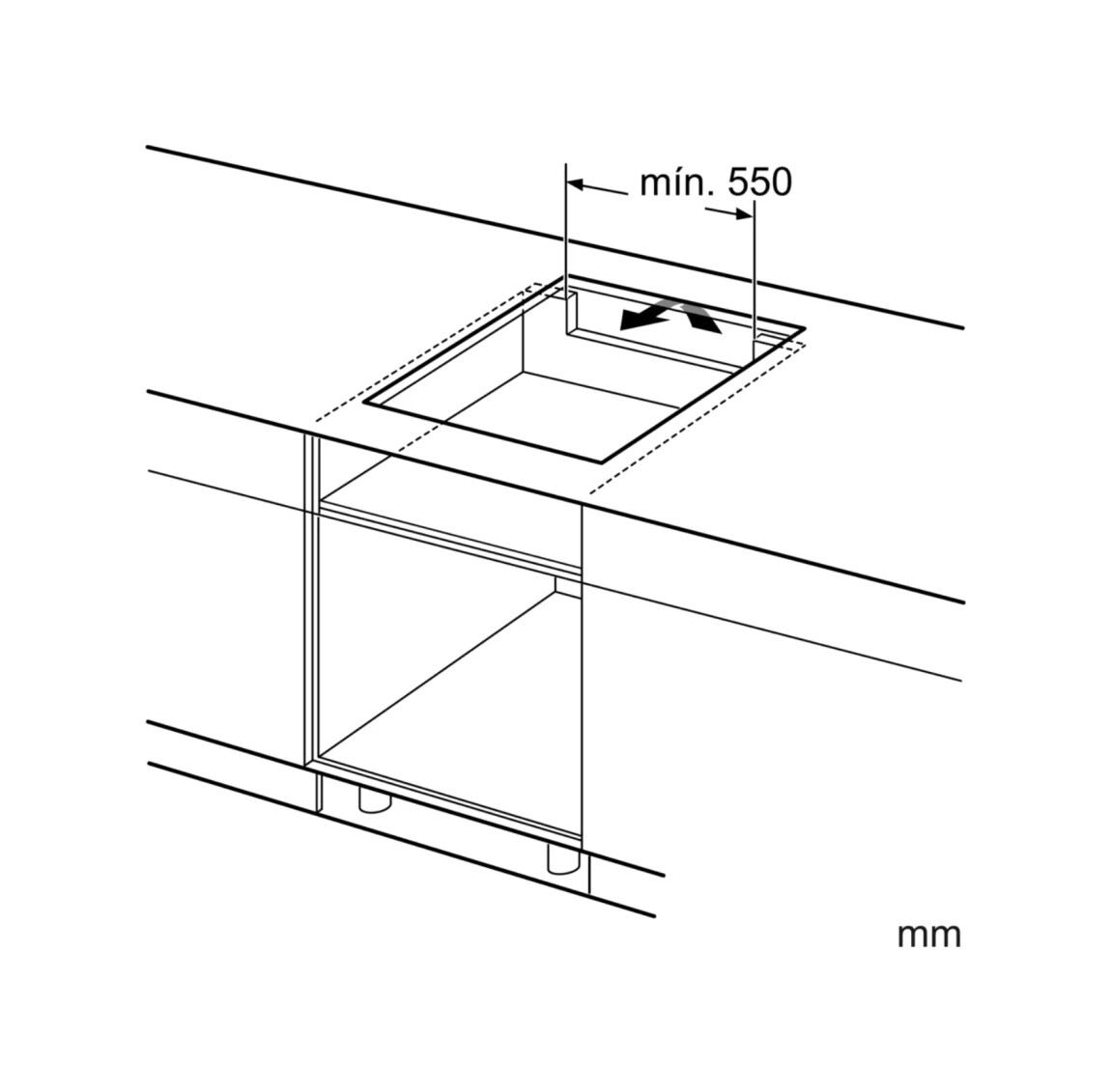 Bosch PUC611BB5E Serie 4 Piano cottura a induzione cm.59 - vetroceramica nero