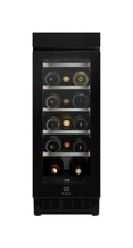 Electrolux EWUS018B7B Cantina vino da incasso cm.30 h.82 - 18 bottiglie - nero
