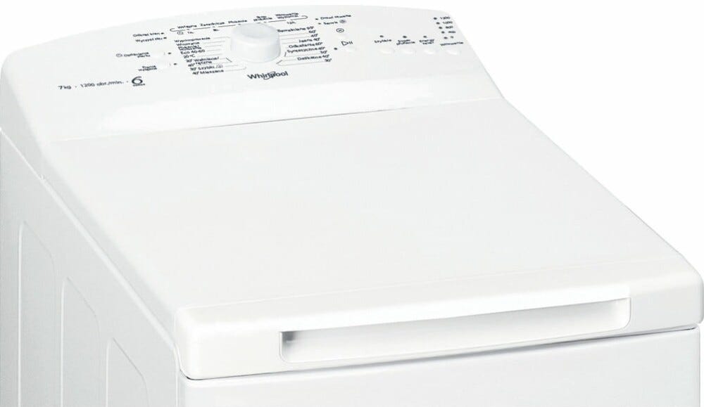 Whirlpool NTDLR7220LSPL-N Lavatrice a carica dall'alto cm.40 - capacità 7kg - bianco