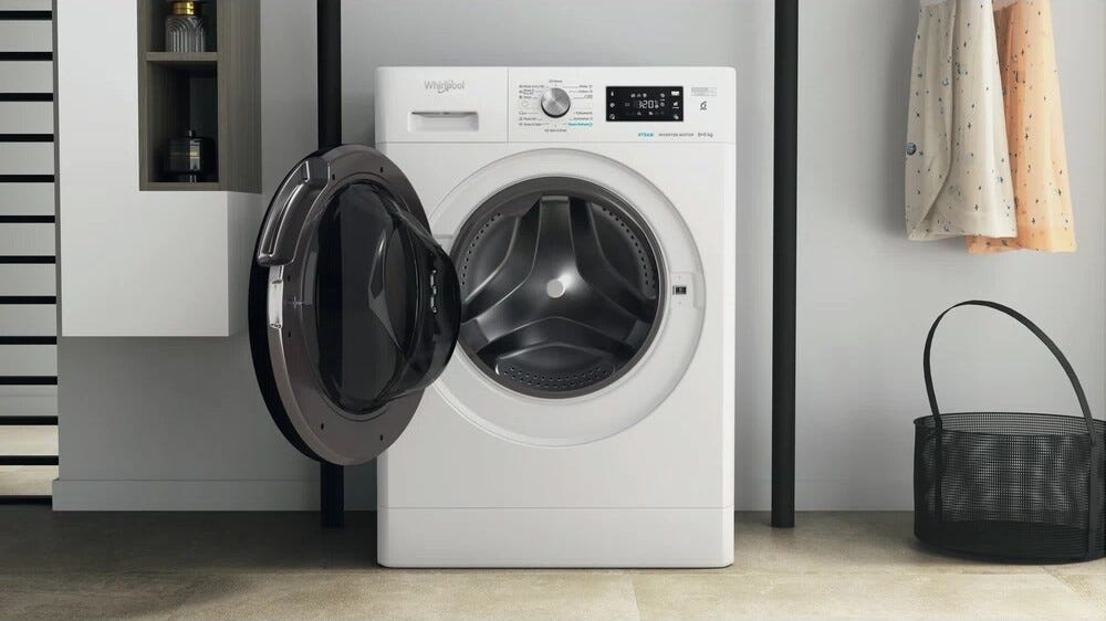 Whirlpool FFWDB864349BVEE Lavasciuga cm.60 - lavaggio 8kg - asciugatura 6kg - bianco