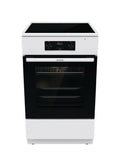 Gorenje GEIT5C60WPG Cucina da accosto cm. 50 - 4 zone induzione + 1 forno elettrico - bianco/nero