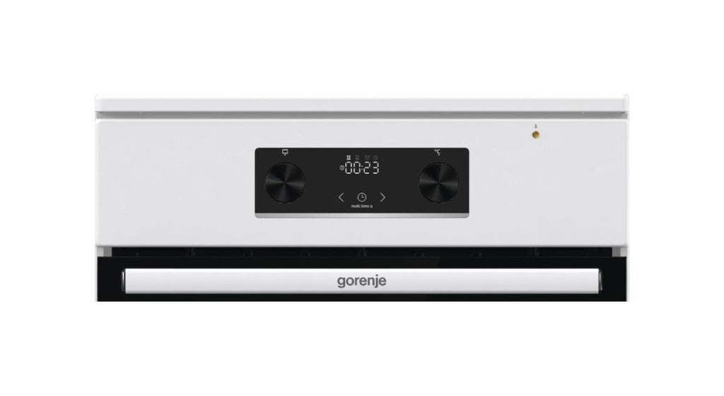 Gorenje GEIT5C60WPG Cucina da accosto cm. 50 - 4 zone induzione + 1 forno elettrico - bianco/nero