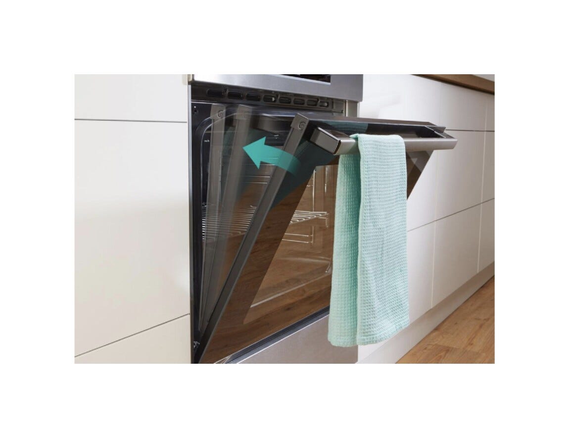 Gorenje GEIT5C61XPG Cucina da accosto cm. 50 - 4 zone induzione + 1 forno elettrico - inox/nero